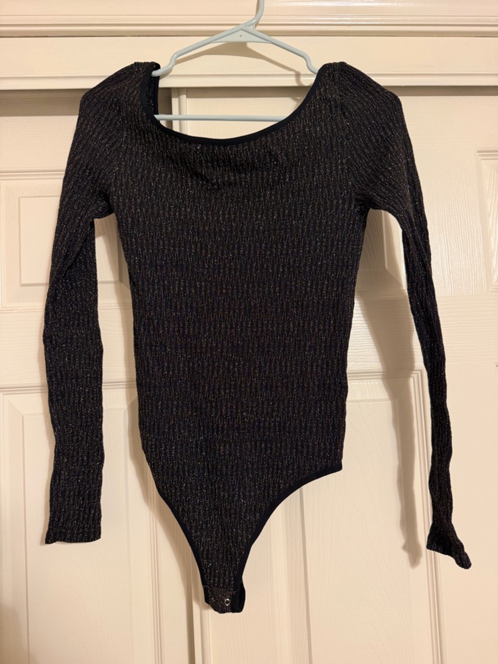 Free People Sprinkled in Gold Bodysuit